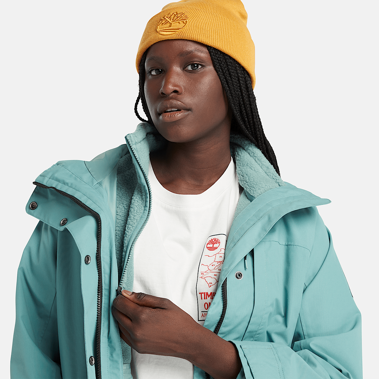 Veste 3 en 1 Benton pour femme en bleu sarcelle