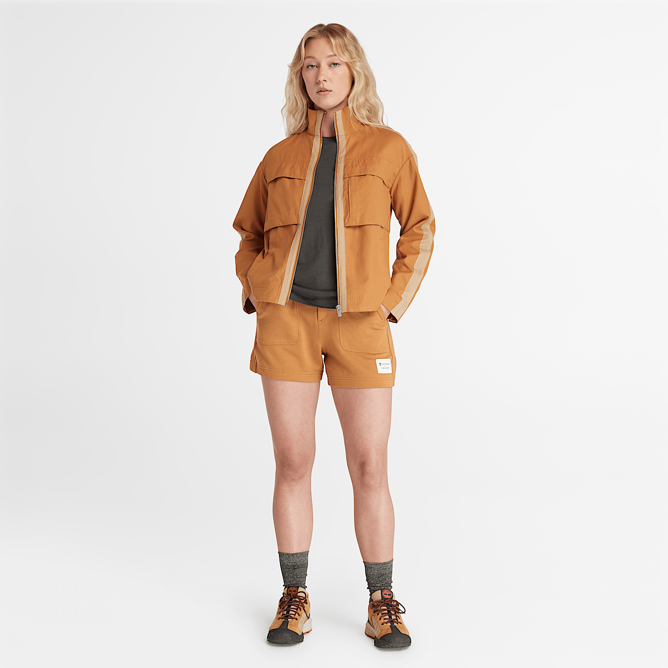 Timberland x Icebreaker Merino Terry Chino Shorts for Women in Yellow