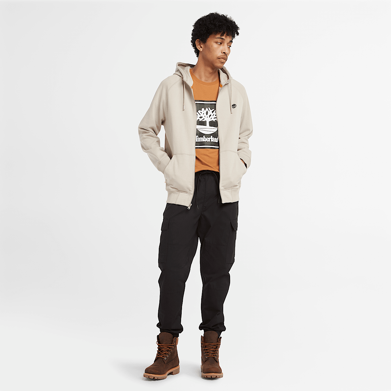 Utility cargo joggers top