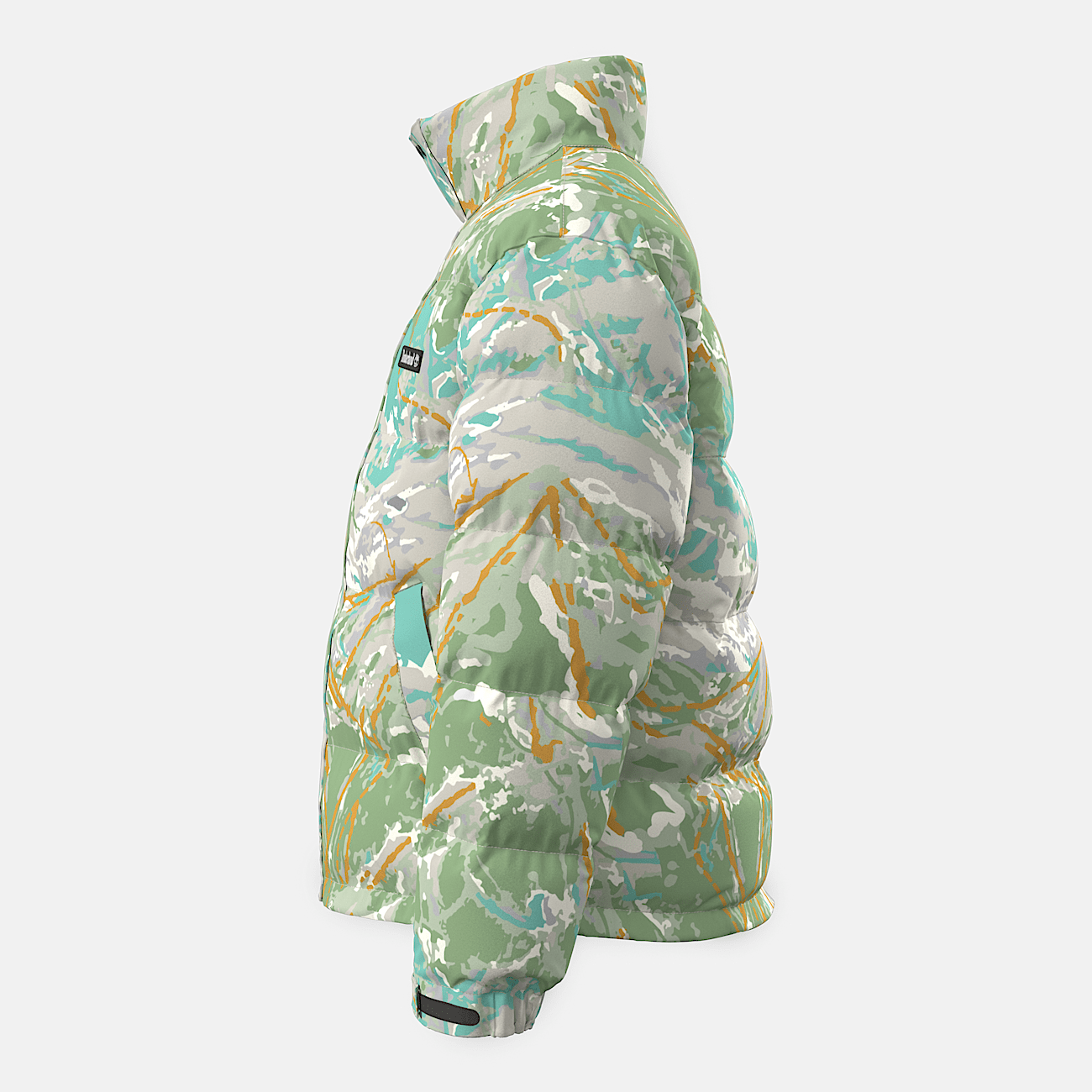 Multi coloured ski jacket online