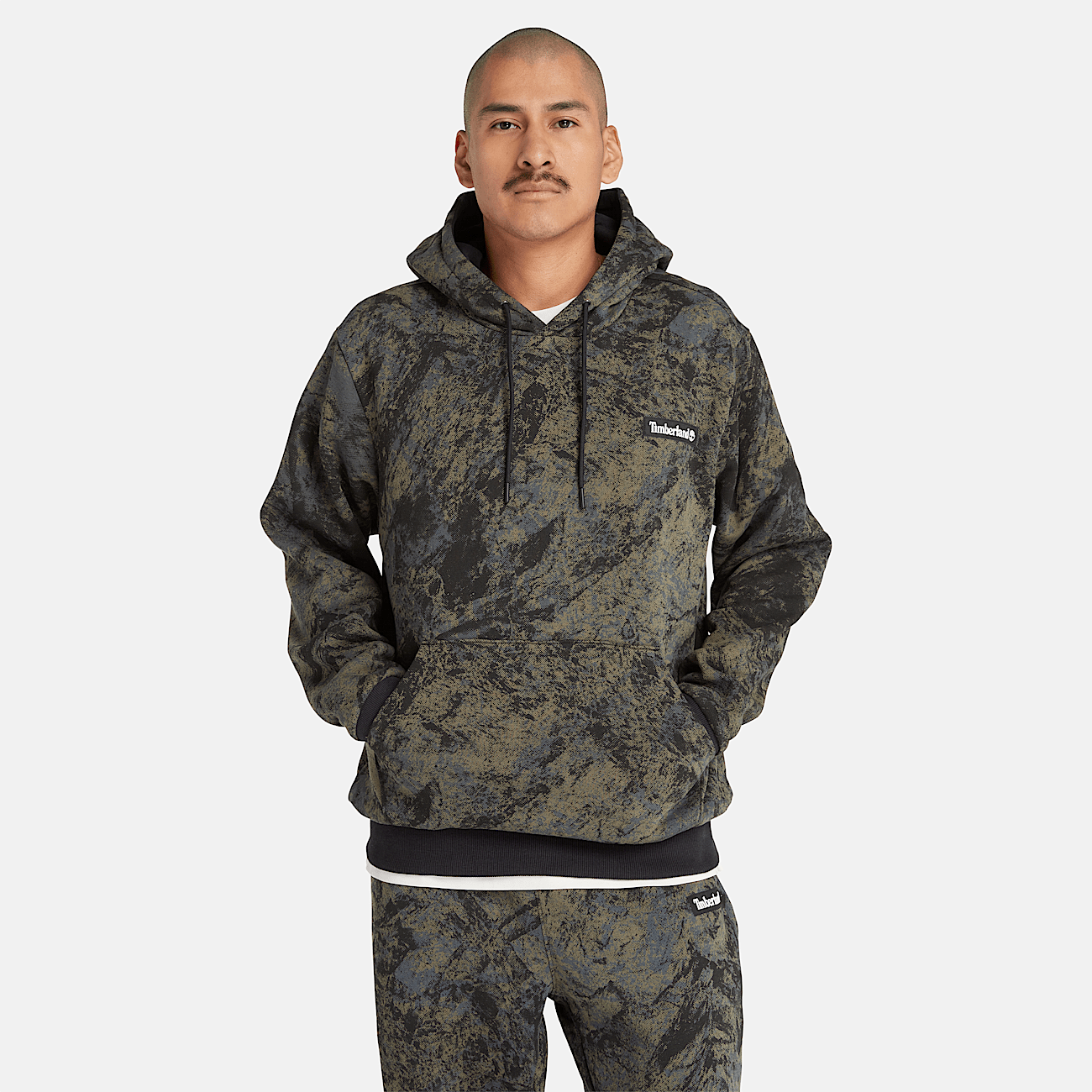 All Gender All Over Printed Hoodie in Camo