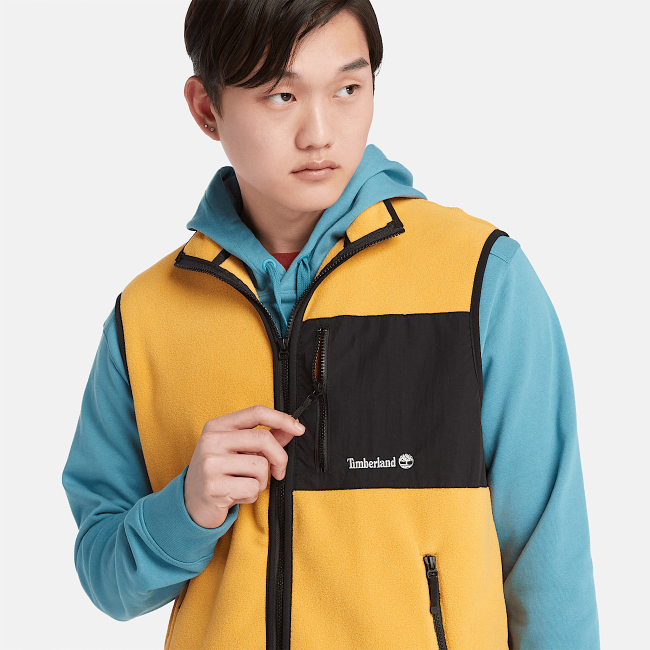 Outdoor Archive Polartec 200 Series Fleece Vest for Men in Yellow