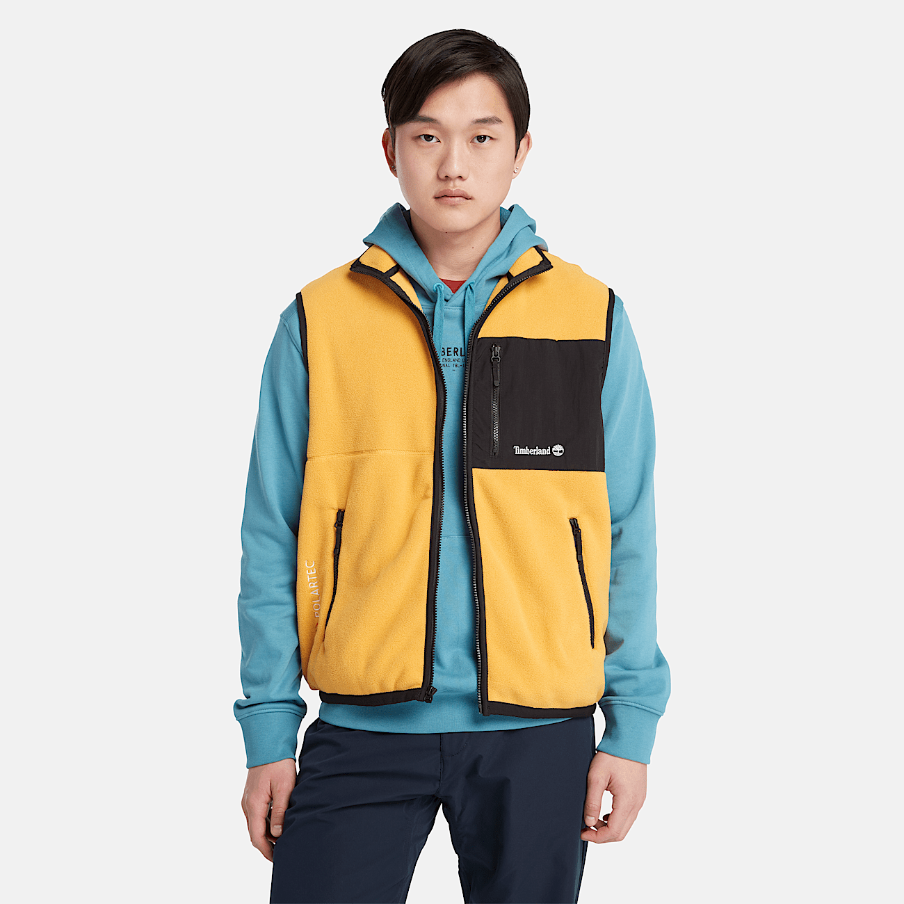 Gilet Outdoor Archive Polartec 200 Series da Uomo in giallo