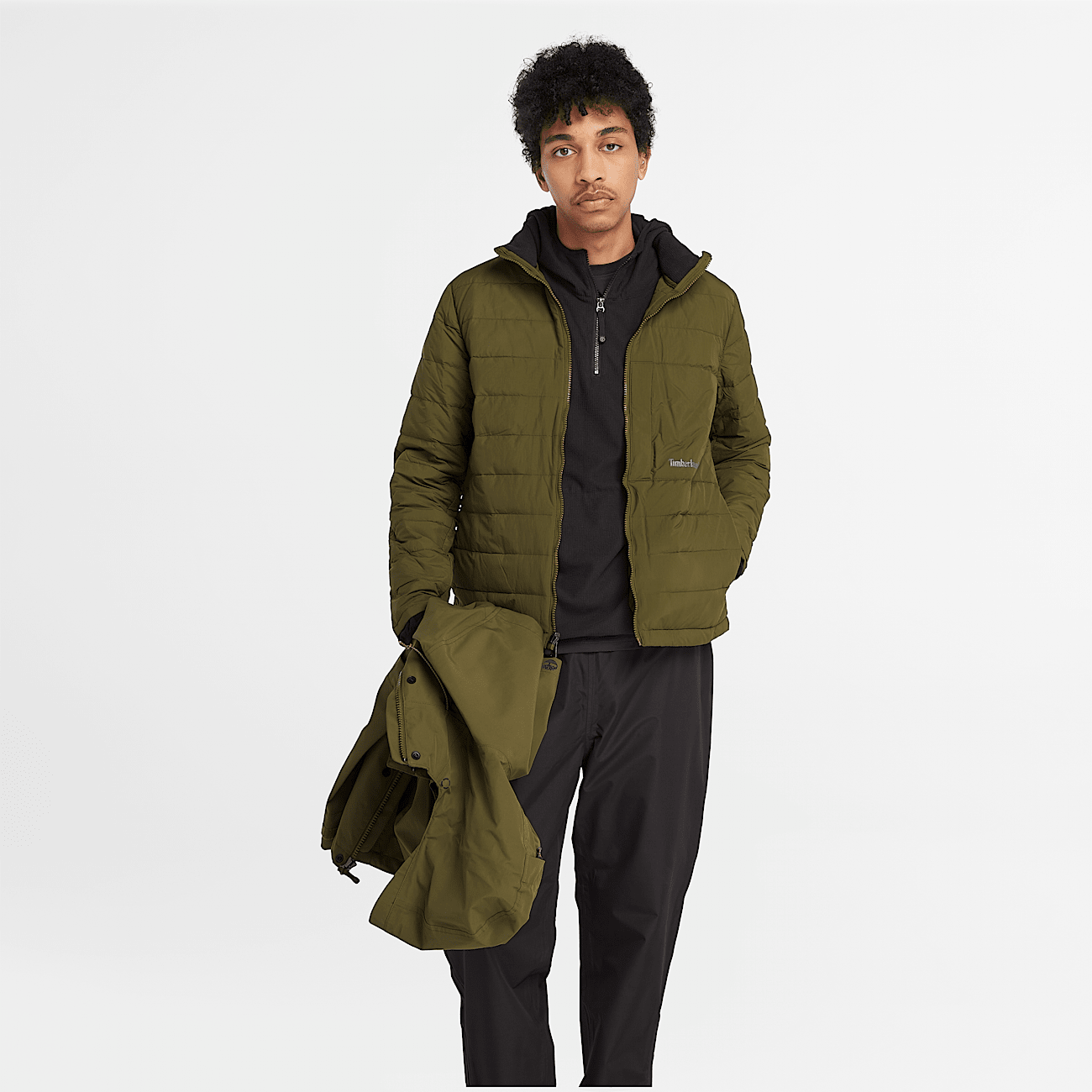 Super Benton Waterproof 3 in 1 Jacket for Men in Dark Green