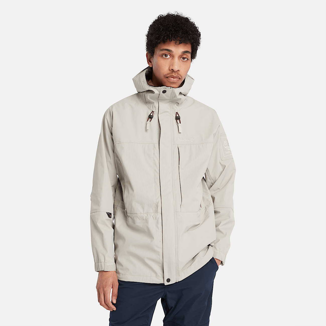 Beige parka jacket mens discount