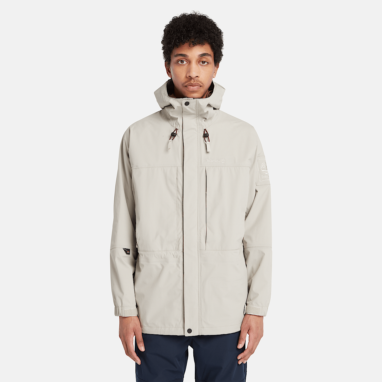 Beige parka mens deals