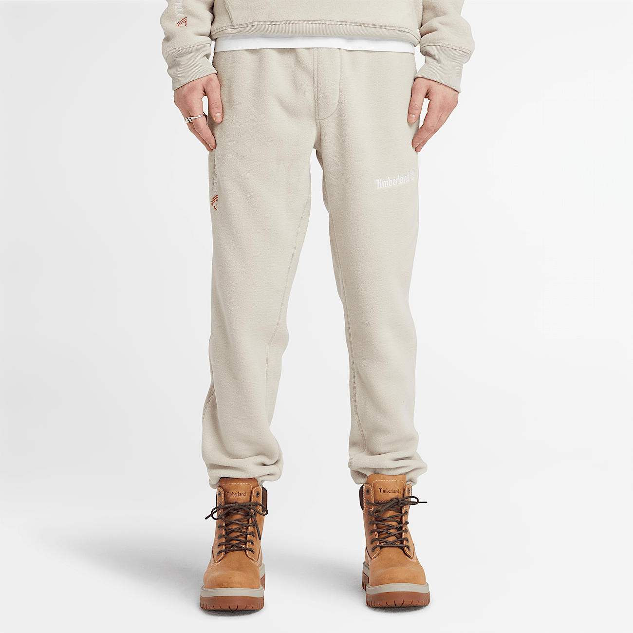 Pantalon en polaire Polartec pour homme en gris
