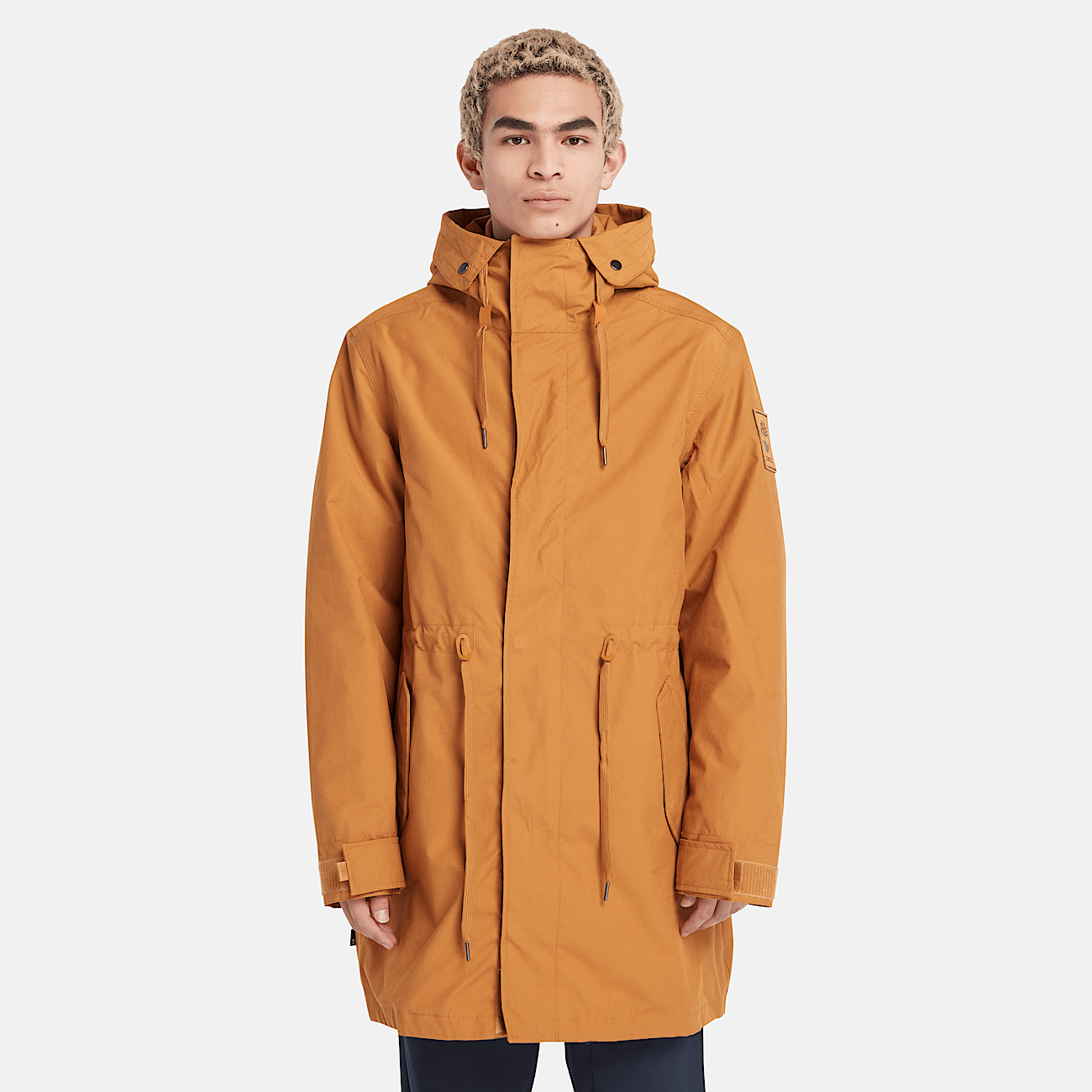 Snowdown Peak Water Resistant 3 in 1 Fishtail Parka for Men in Yellow