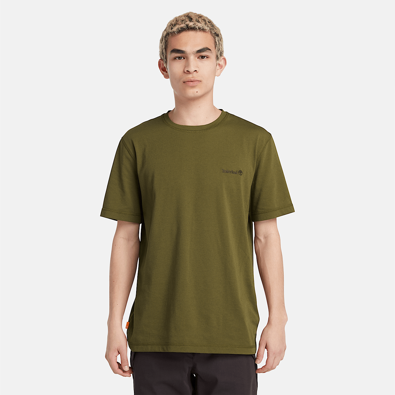 Short Sleeve Wicking T Shirt for Men in Green