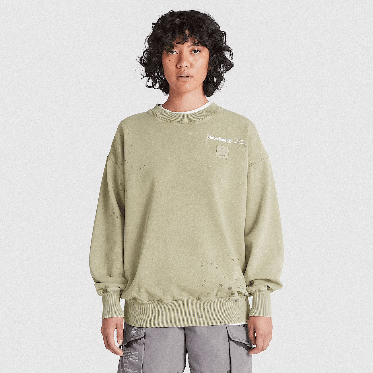 All Gender Timberland x A COLD WALL Future73 Crewneck Sweatshirt in Light Green
