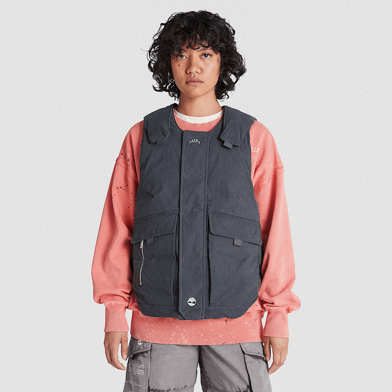 All Gender Timberland x A COLD WALL Future73 Insulated Gilet in Dark Grey