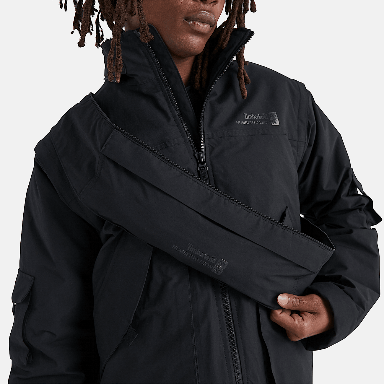 Timberland x Humberto Leon 5 in 1 Jacket in Black