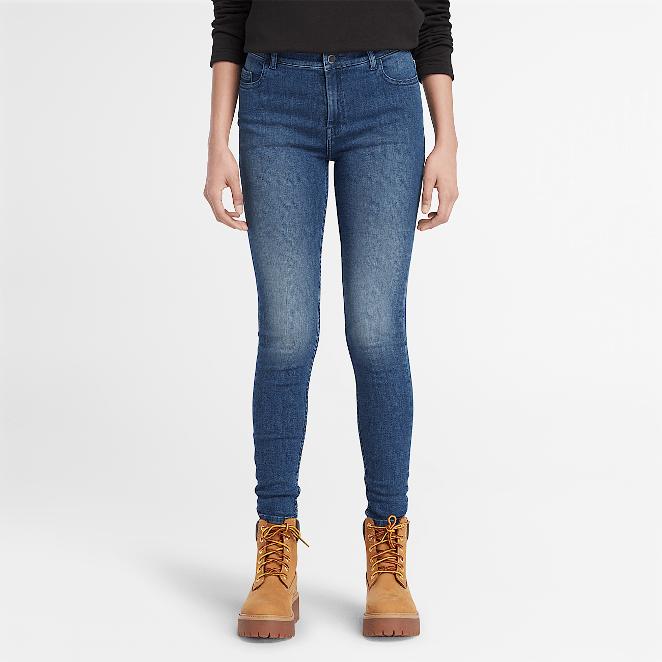 Skinny jeans and timberland boots best sale