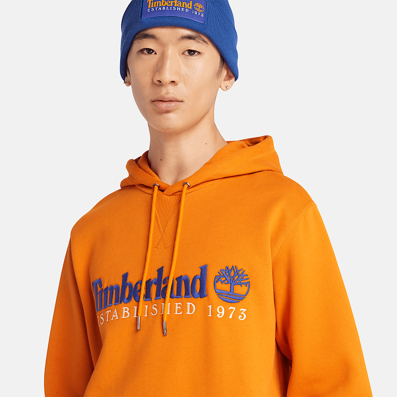 Felpa con Cappuccio Timberland 50th Anniversary in arancione