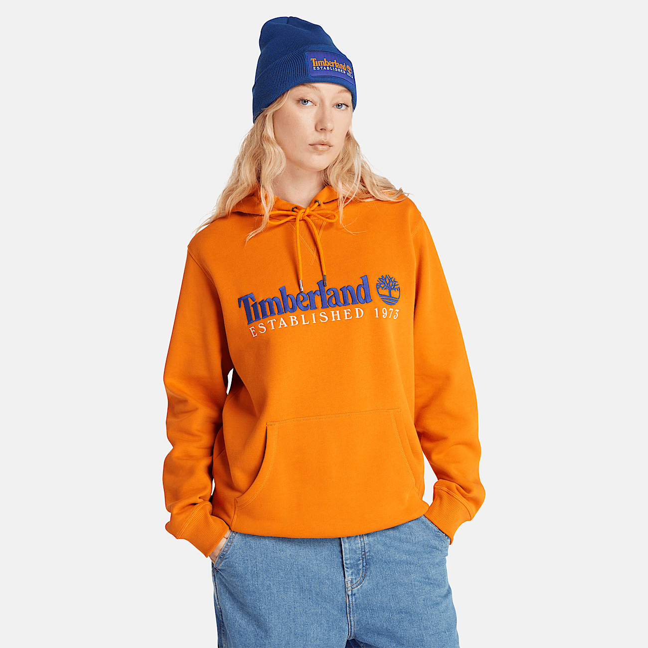 Timberland 50th Anniversary Hoodie Sweatshirt in Orange