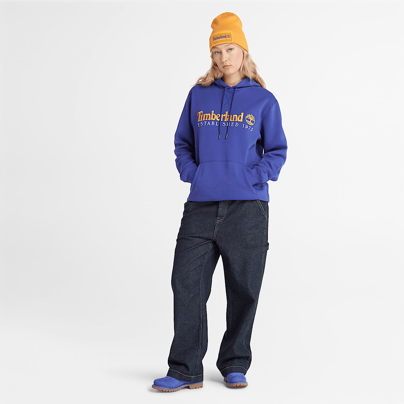Felpa timberland con cappuccio shop