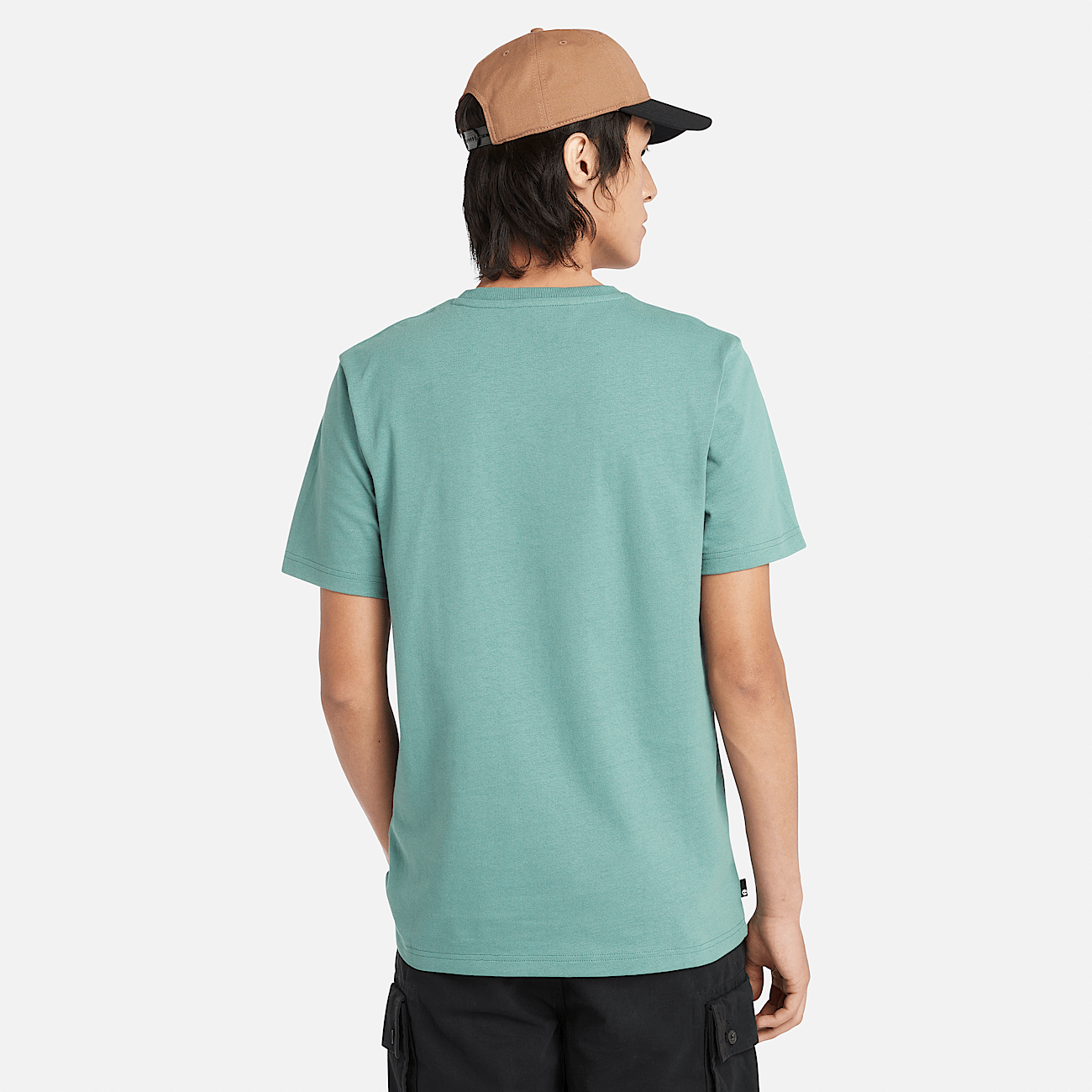 T shirt verde acqua uomo top