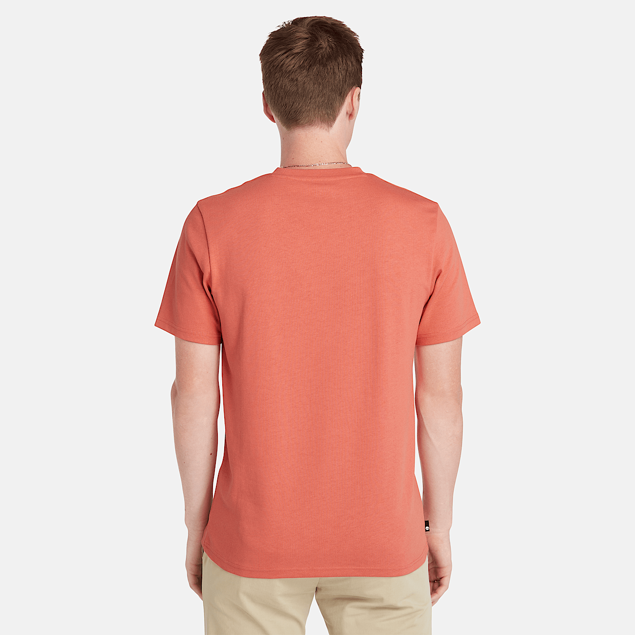 Short Sleeve Logo T-Shirt for Men in Orange