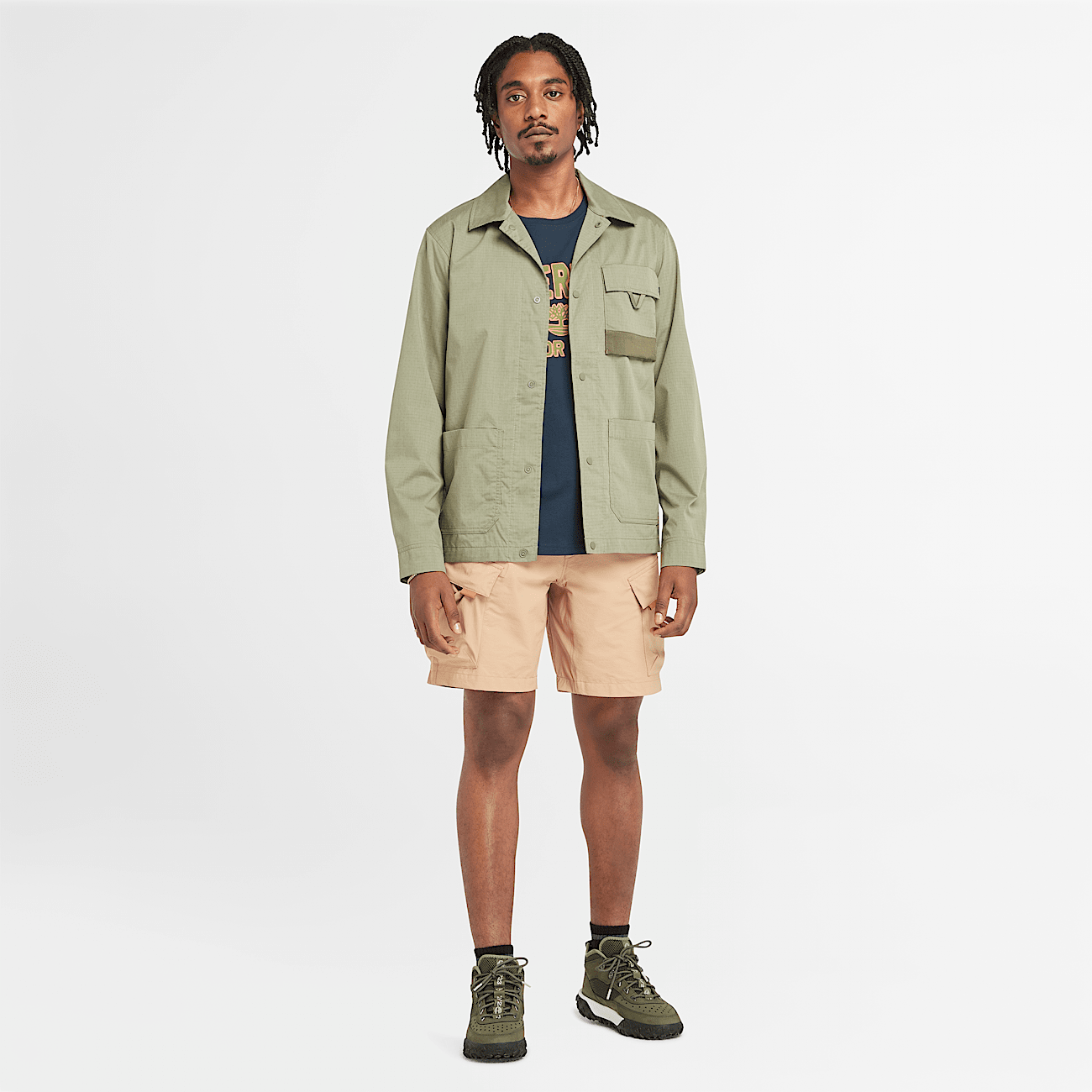 Stretch Quick Dry Wind Resistant Shorts for Men in Yellow