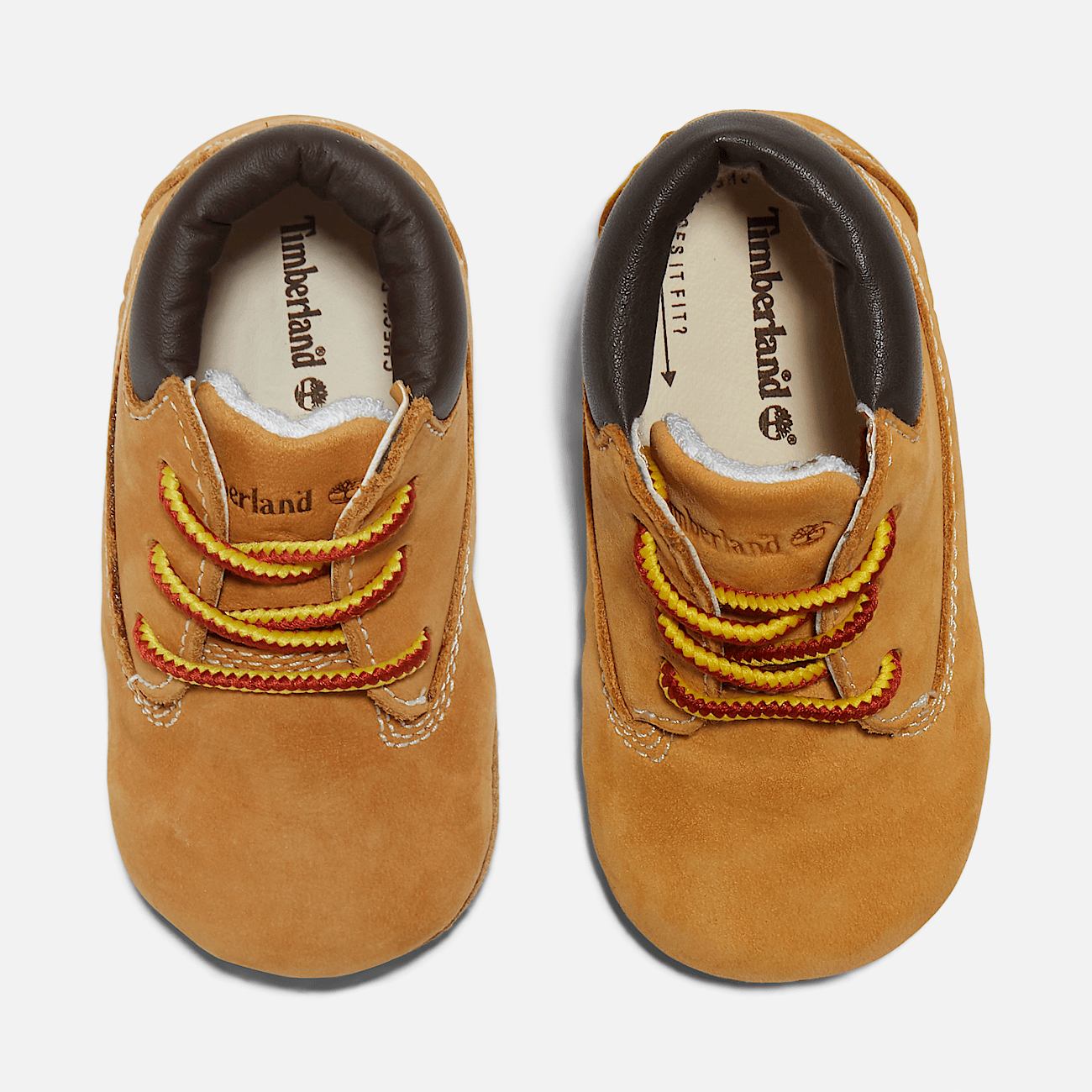 Set aus Crib Chukka Booties und Mutze fur Babys in Gelb