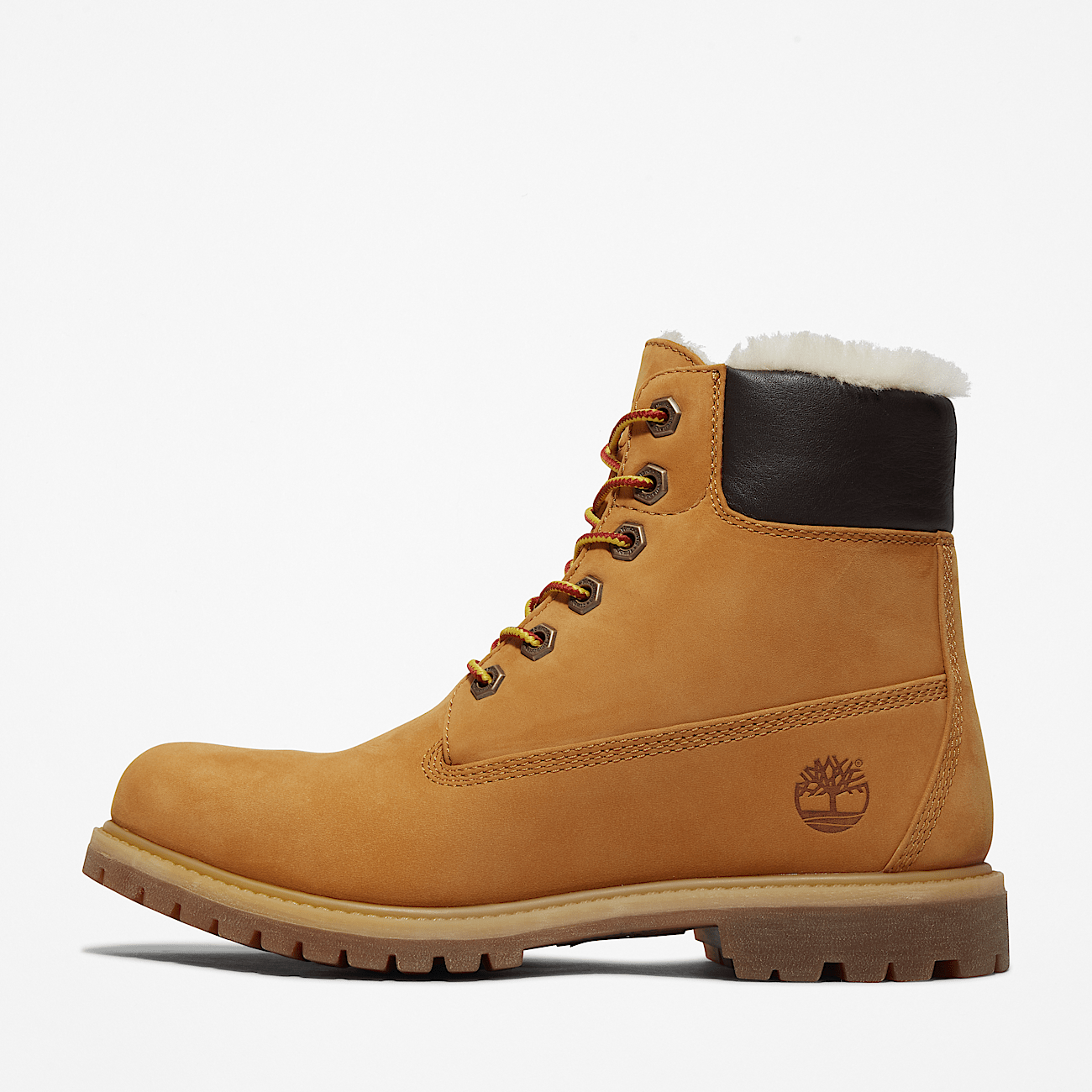 Authentics 6 inch faux shearling boot for juniors in yellow discount