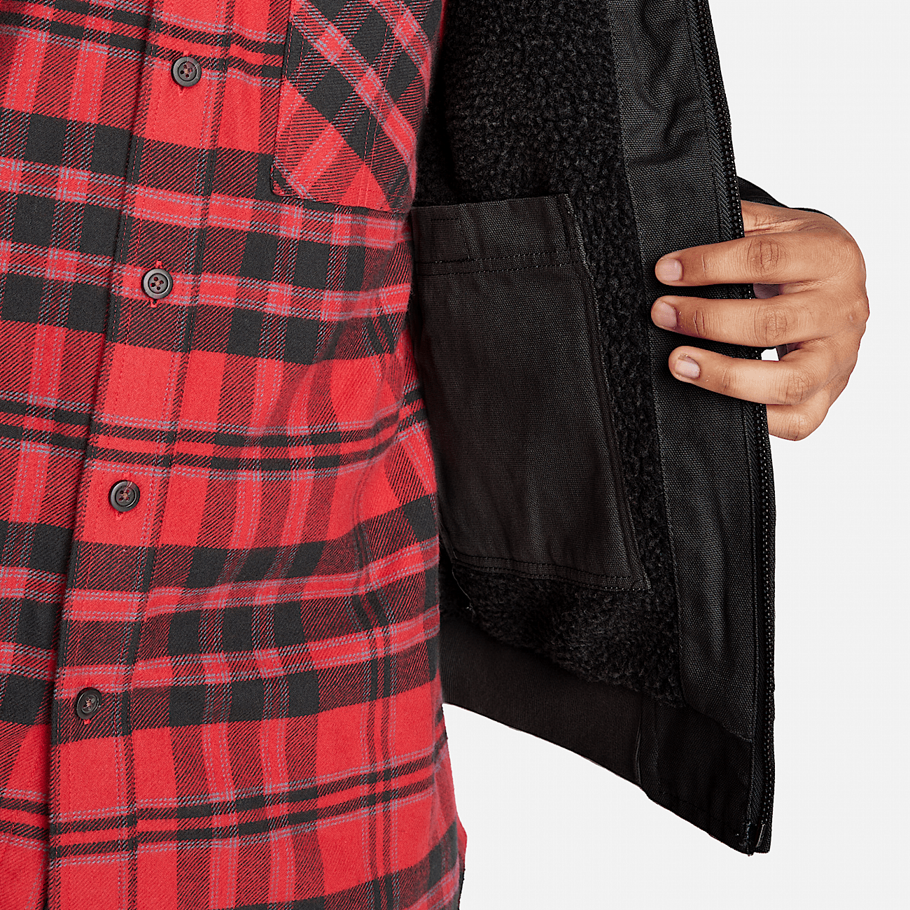Timberland PRO Gritman Fleece lined Canvas Jacket for Men in Black