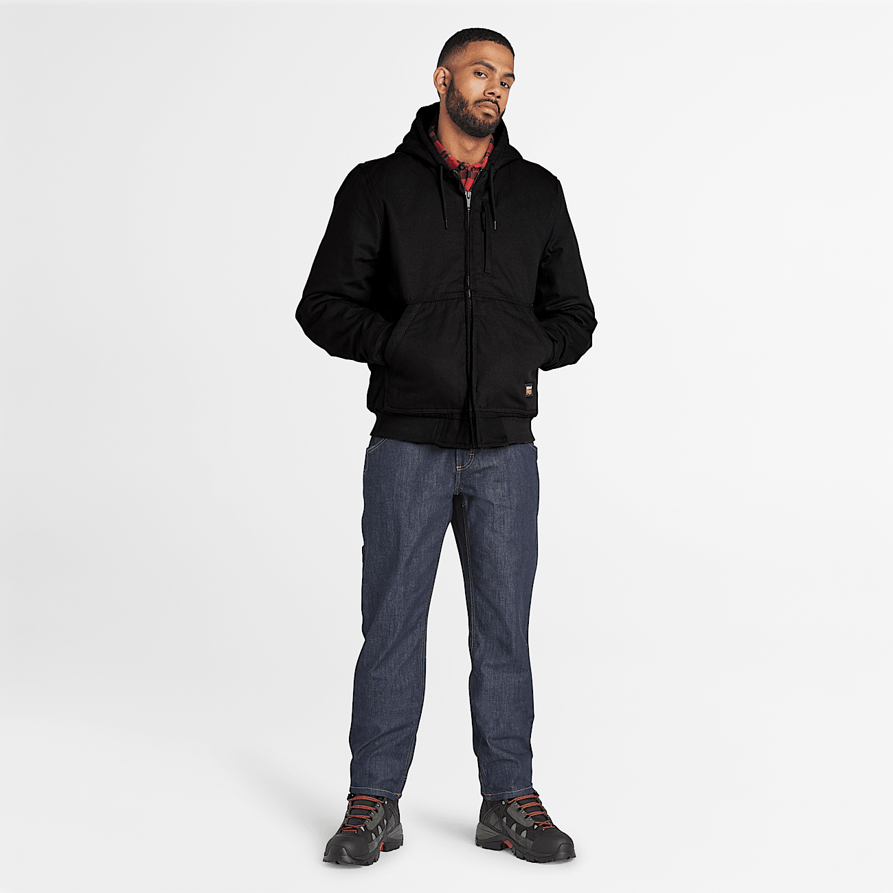 Black canvas timberlands shop