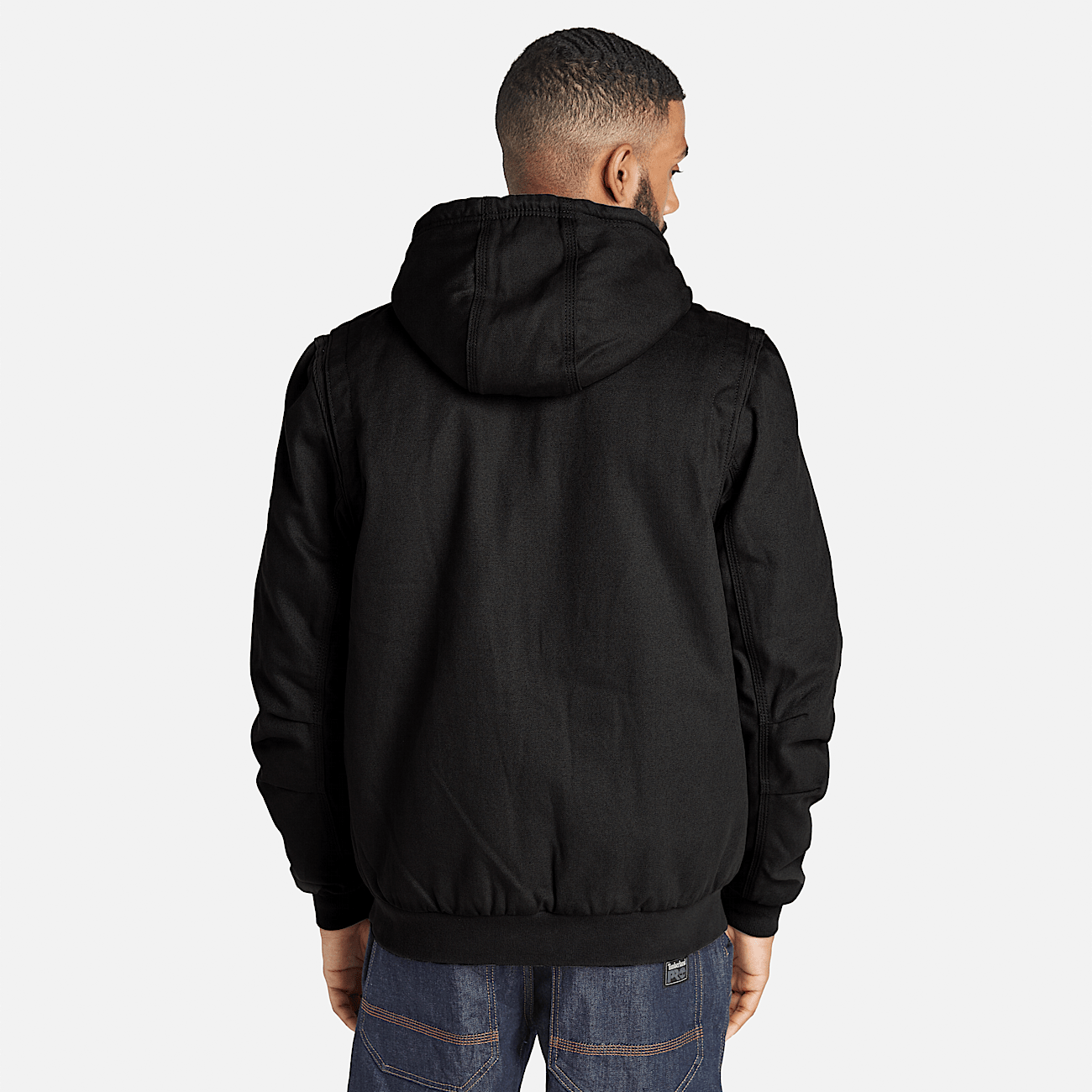 Veste en toile doublee de polaire Timberland PRO Gritman pour homme en noir