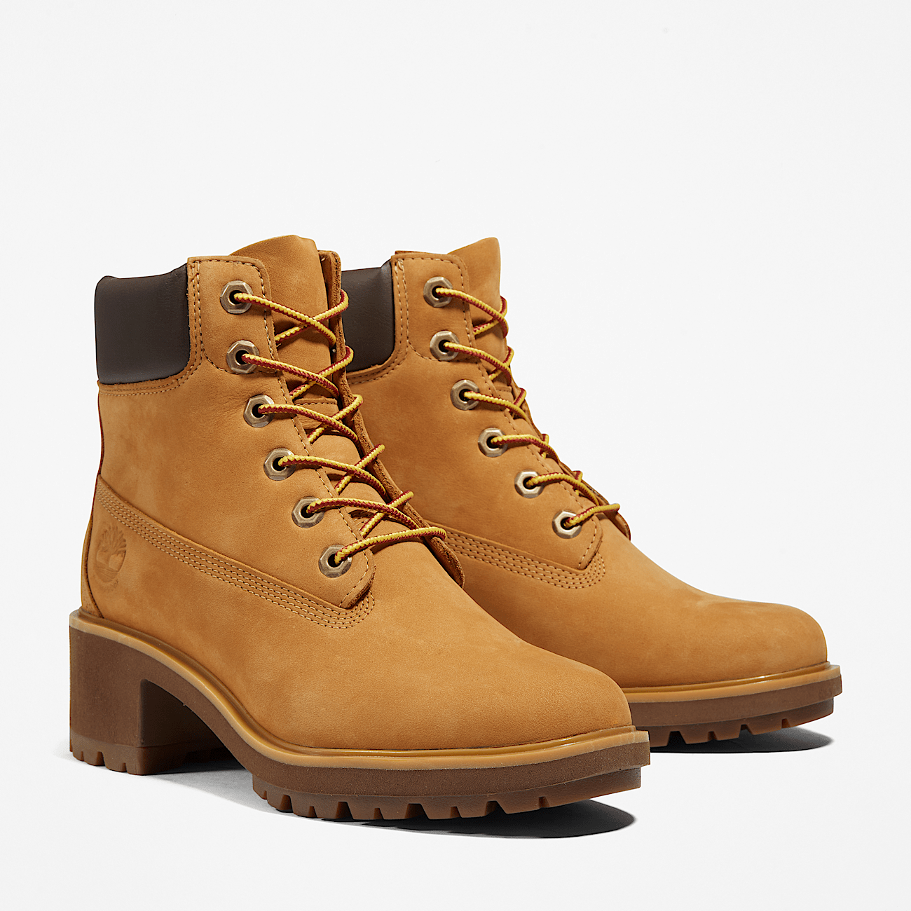 Kinsley 6 Inch Lace Up Waterproof Boot for Women in Yellow