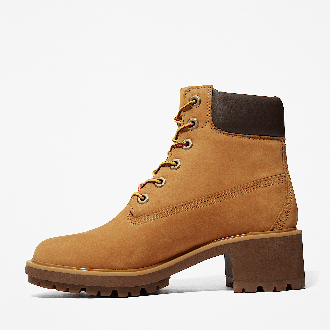 Kinsley 6 Inch Lace Up Waterproof Boot for Women in Yellow