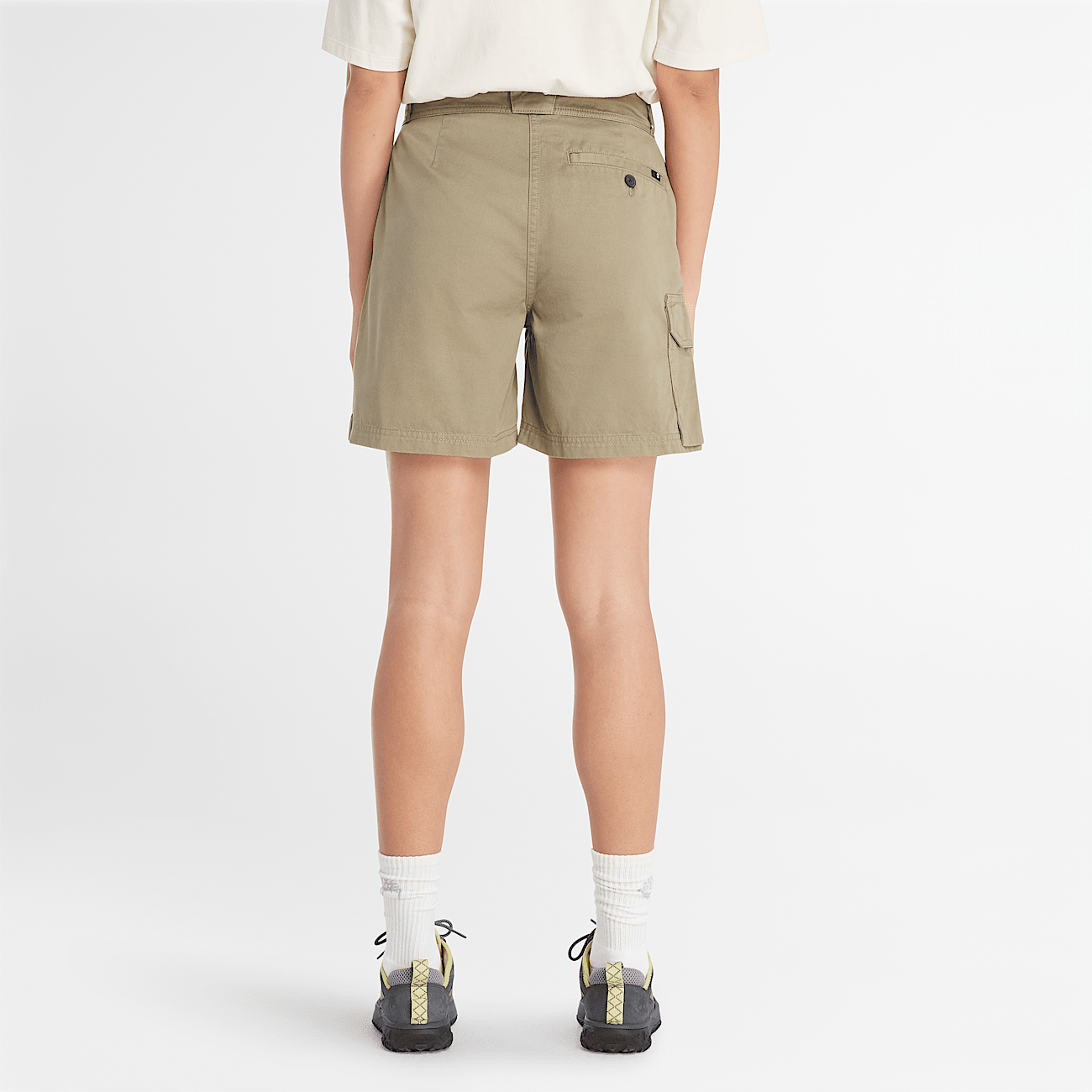 Pantalon corto cargo estilo militar Brookline para mujer en verde