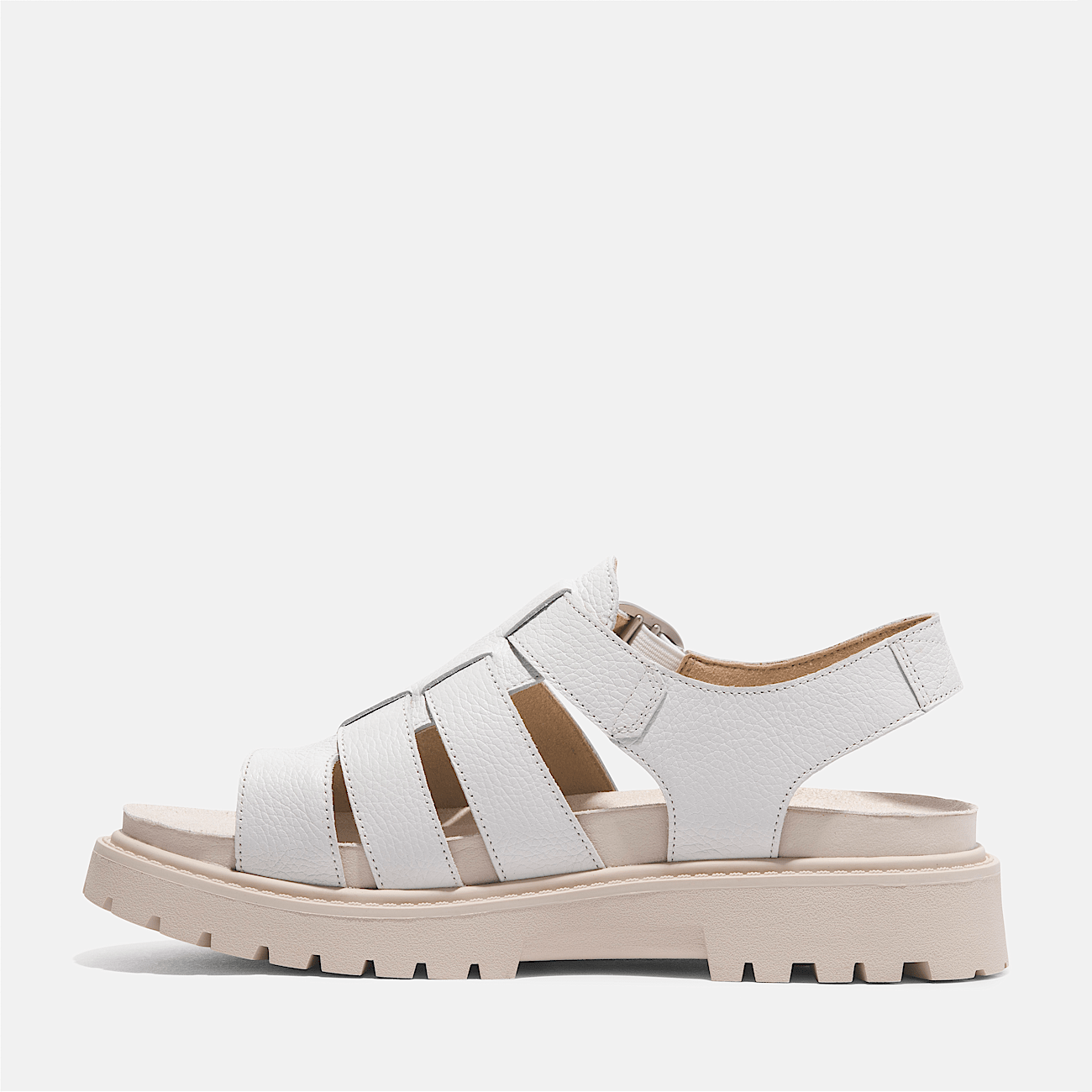 Clairemont Way Fisherman Sandal for Women in White