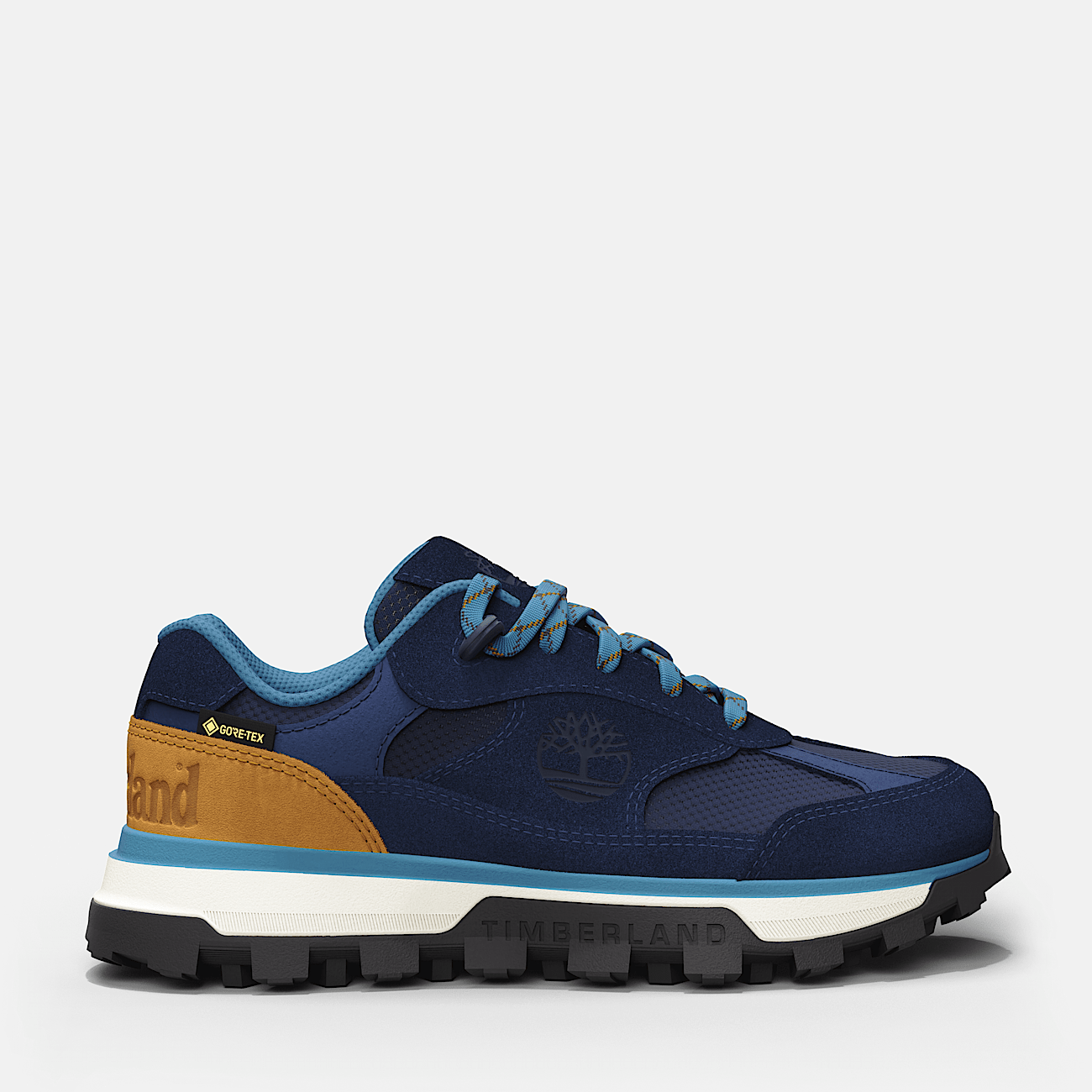 Gore Tex Trail Trekker sneaker voor kids in marineblauw
