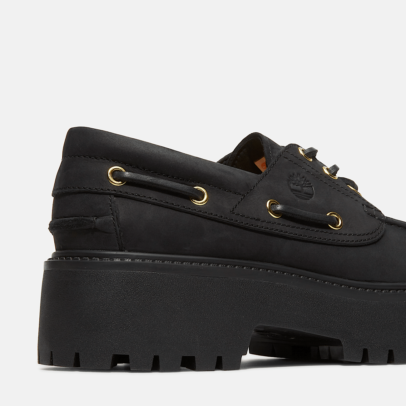 Timberland boat shoes black top