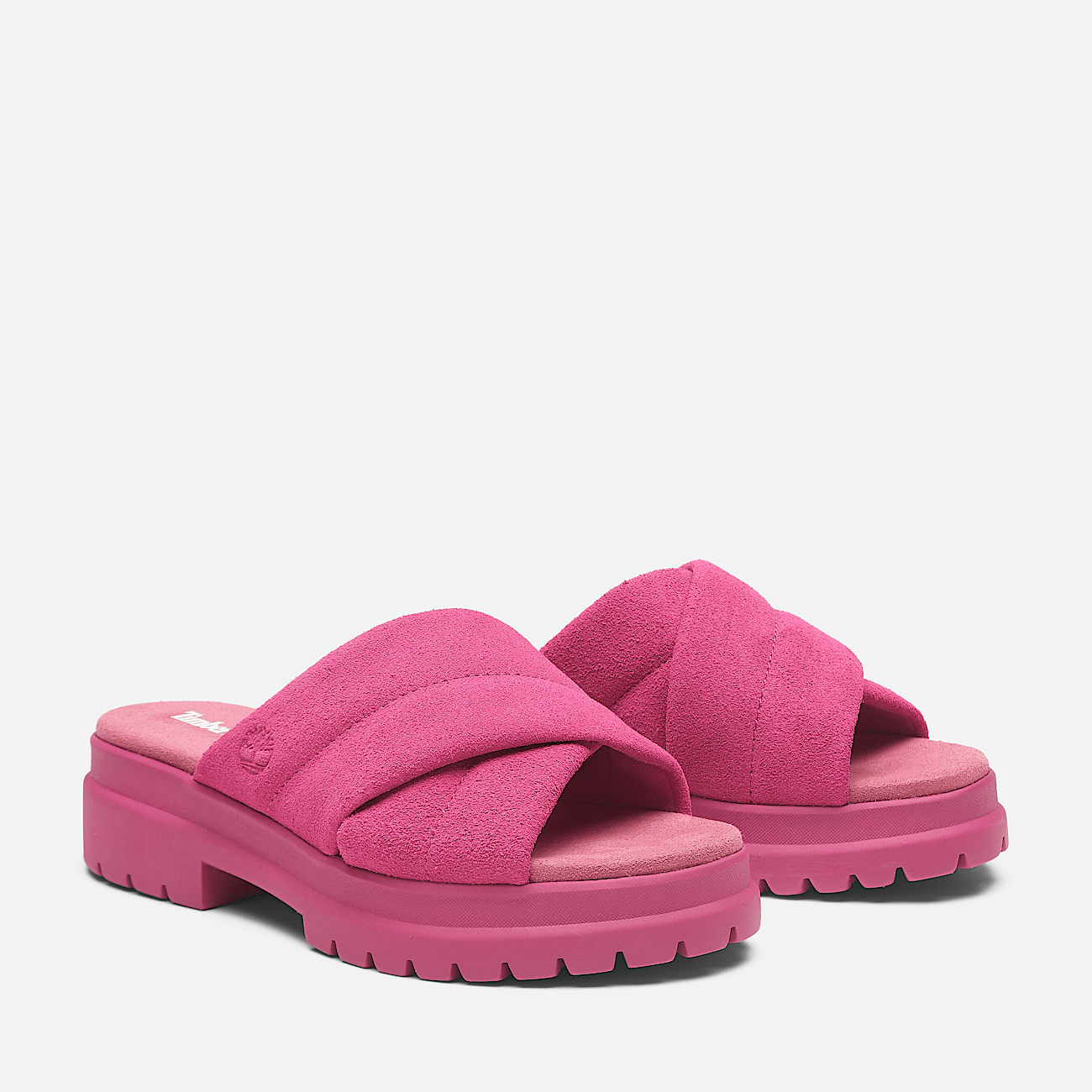 London Vibe Slide Sandal for Women in Dark Pink