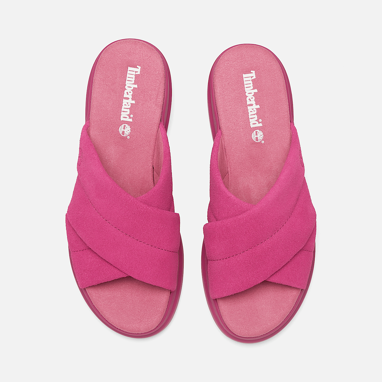 London Vibe Slide Sandal for Women in Dark Pink