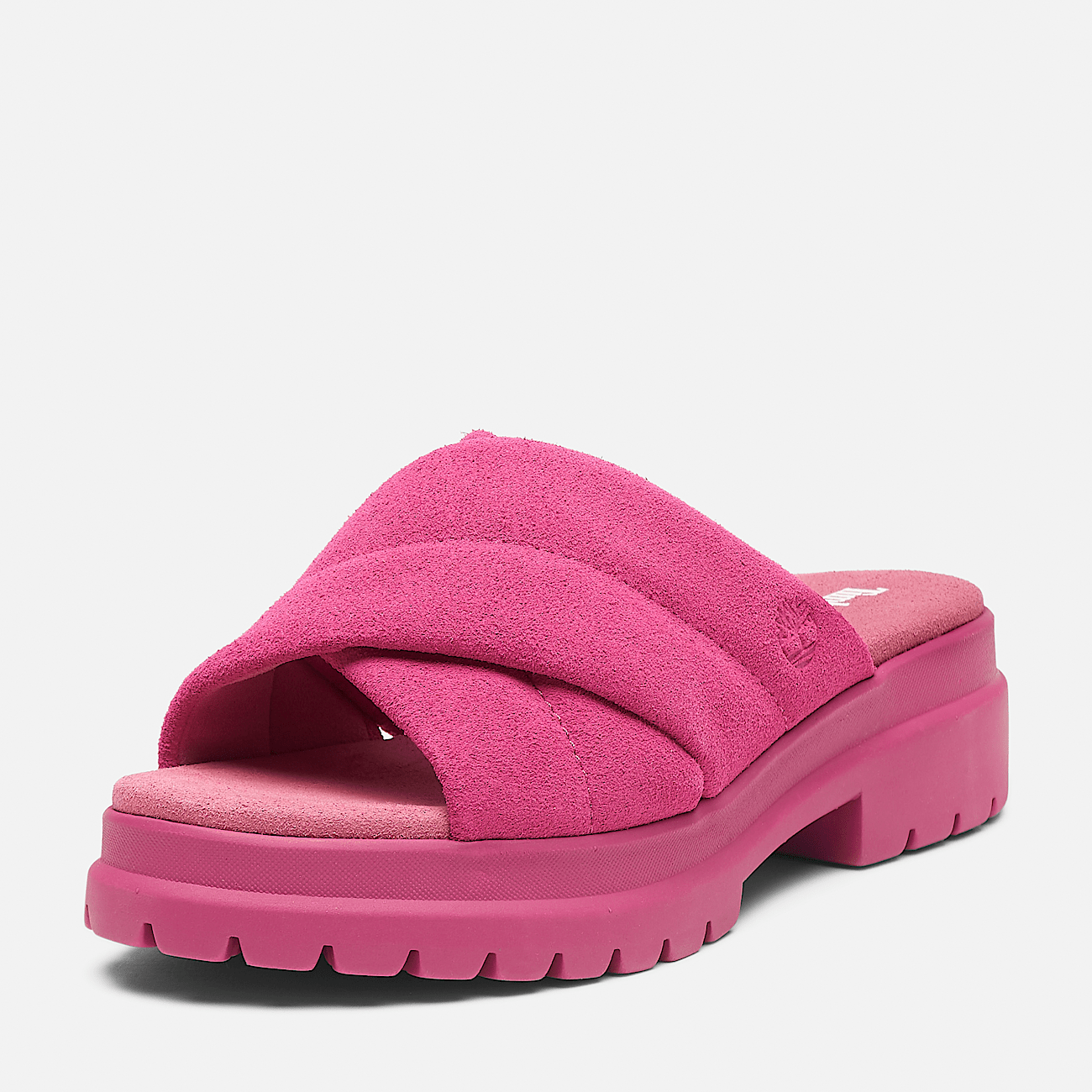 Sandale London Vibe a enfiler pour femme en rose fonce