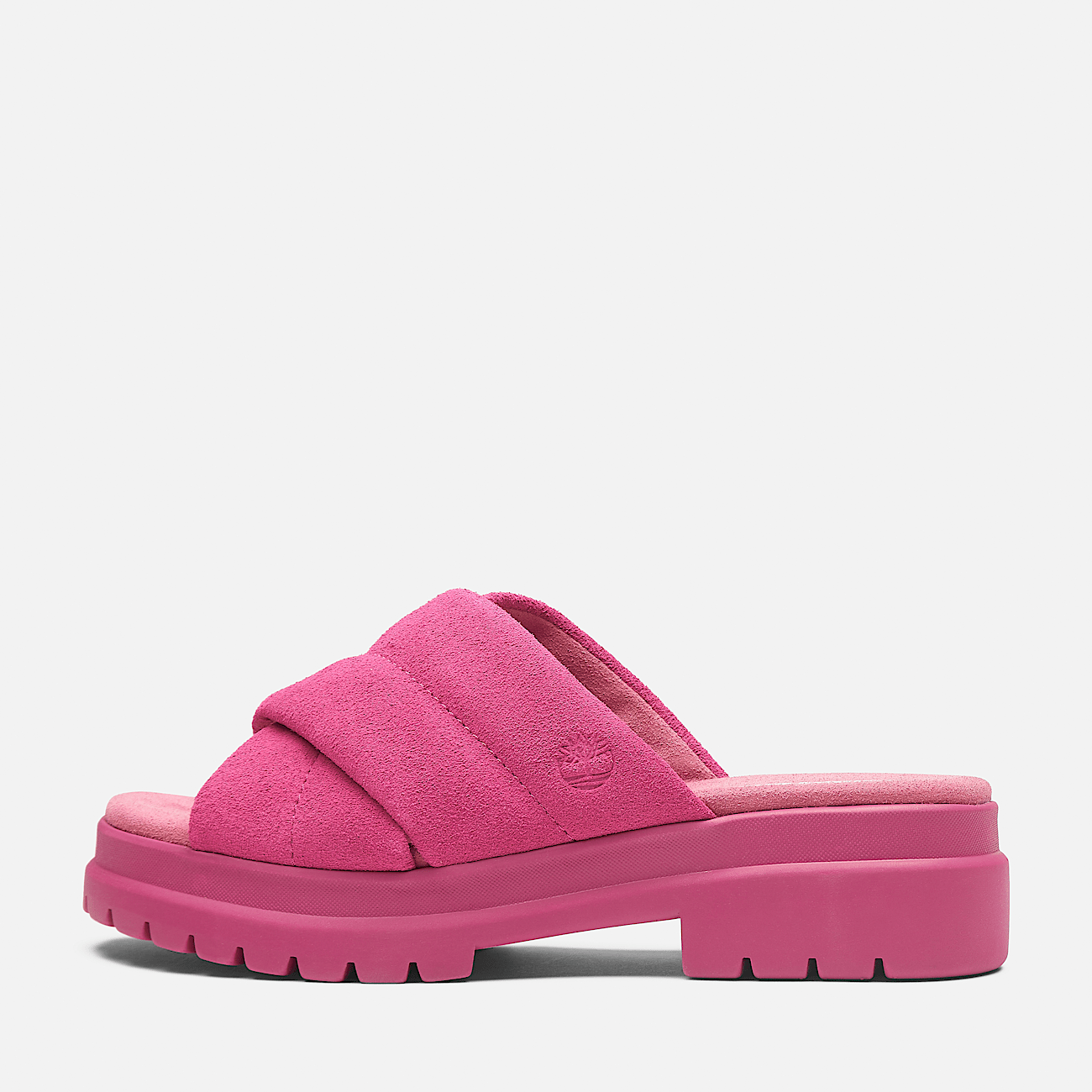 London Vibe Slide Sandal for Women in Dark Pink