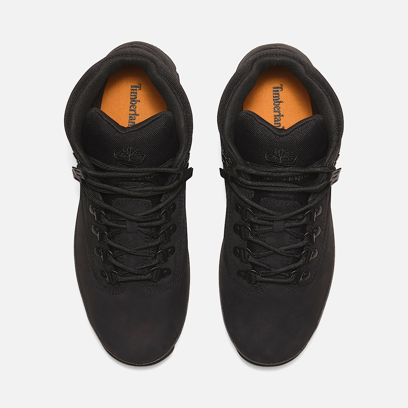 Euro Hiker Lace up Boot for Men in Black