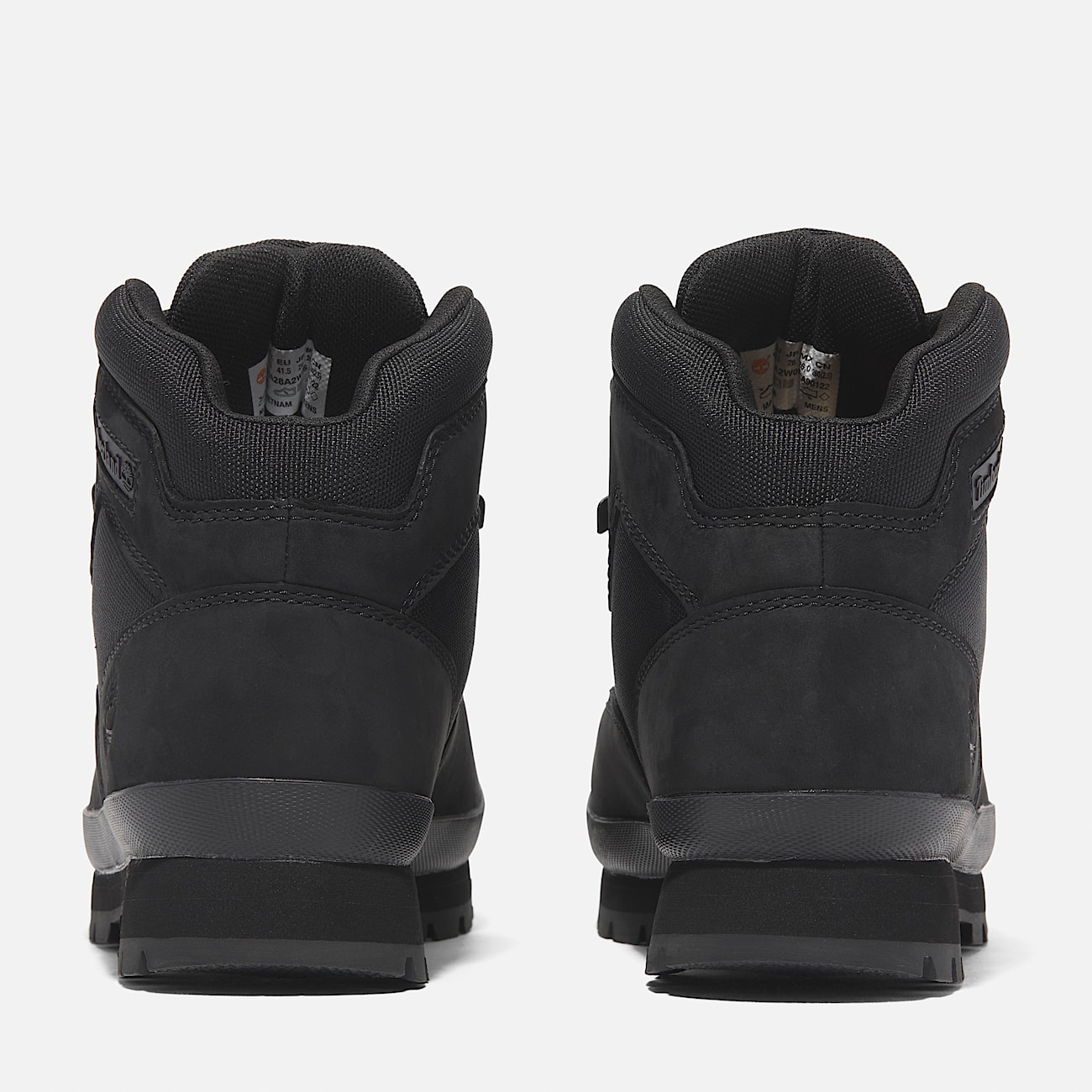 Euro Hiker Lace up Boot for Men in Black