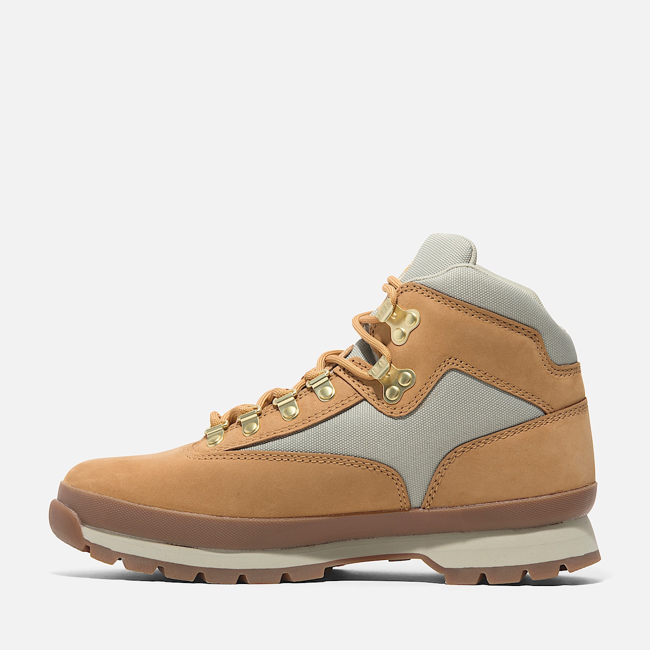Euro Hiker Lace up Boot for Men in Yellow
