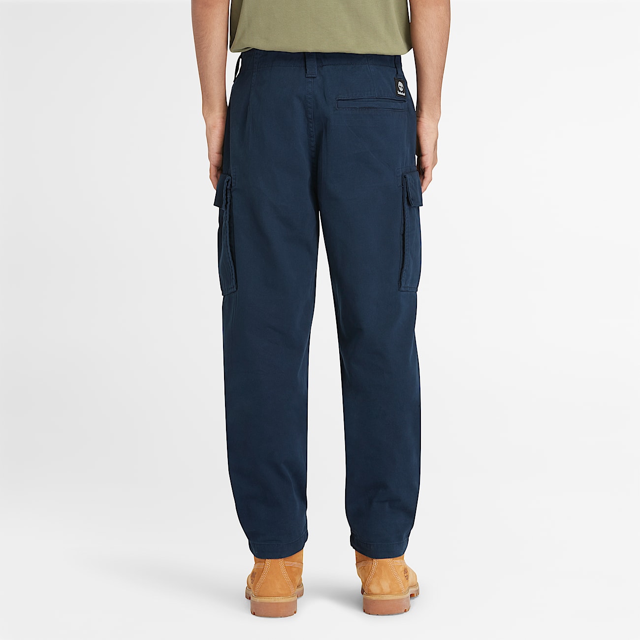 Pantalones cargo de sarga Brookline para hombre en azul oscuro