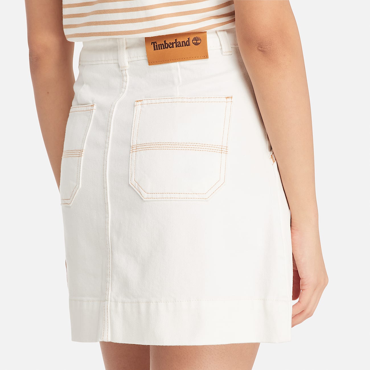 Refibra Skirt for Women in White