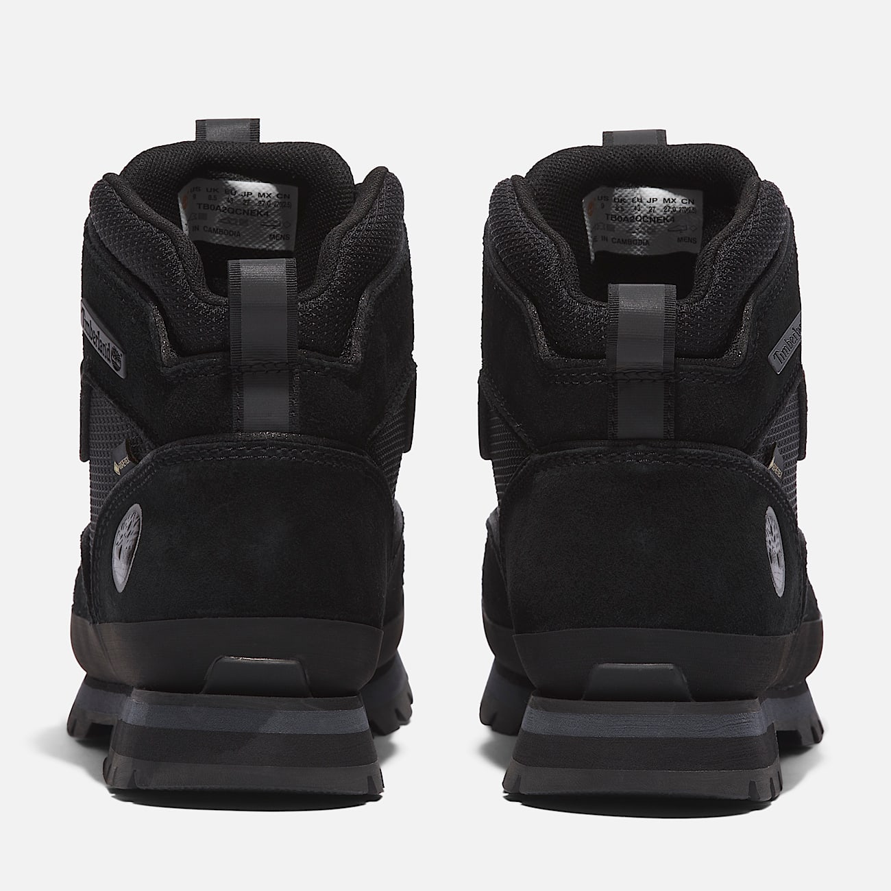 Chaussure de randonnee a lacets mi haute Euro Hiker en Gore Tex pour homme en noir