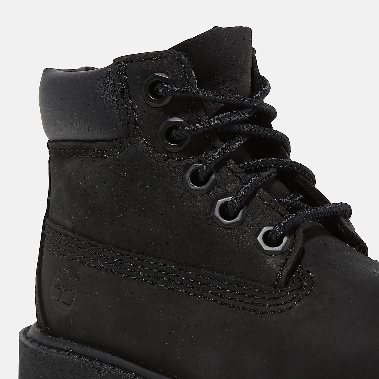 Timberland Premium 6 Inch Boot zum Schnuren fur Kleinkinder in Schwarz