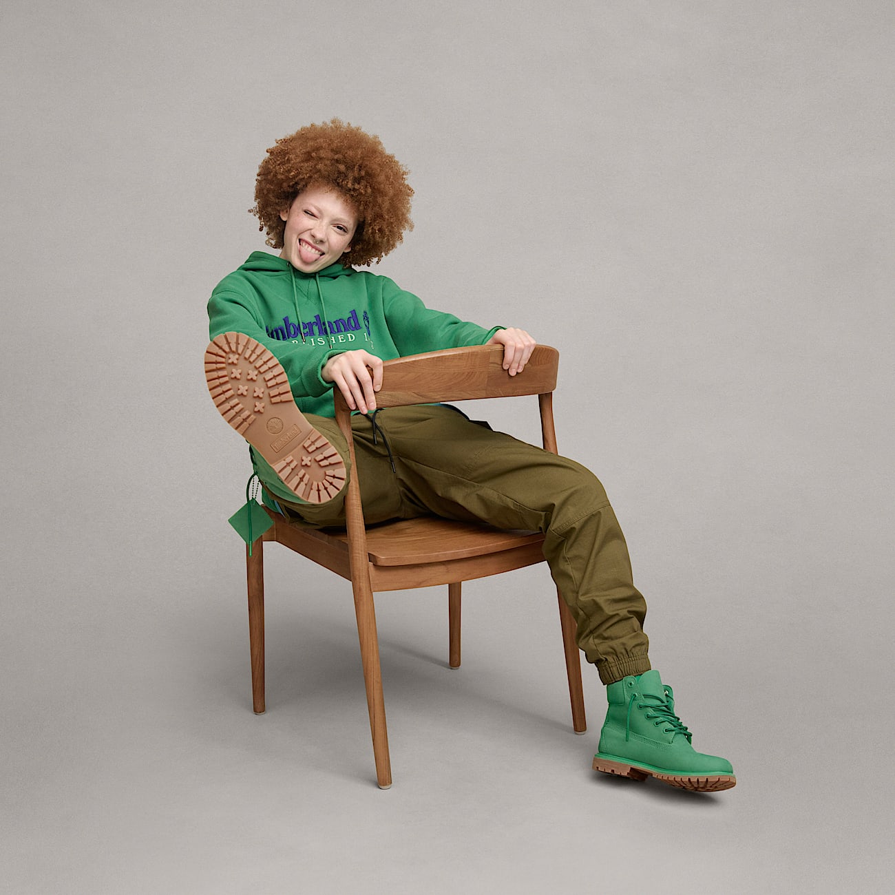 Timberland 50th Anniversary Hoodie Sweatshirt in Green
