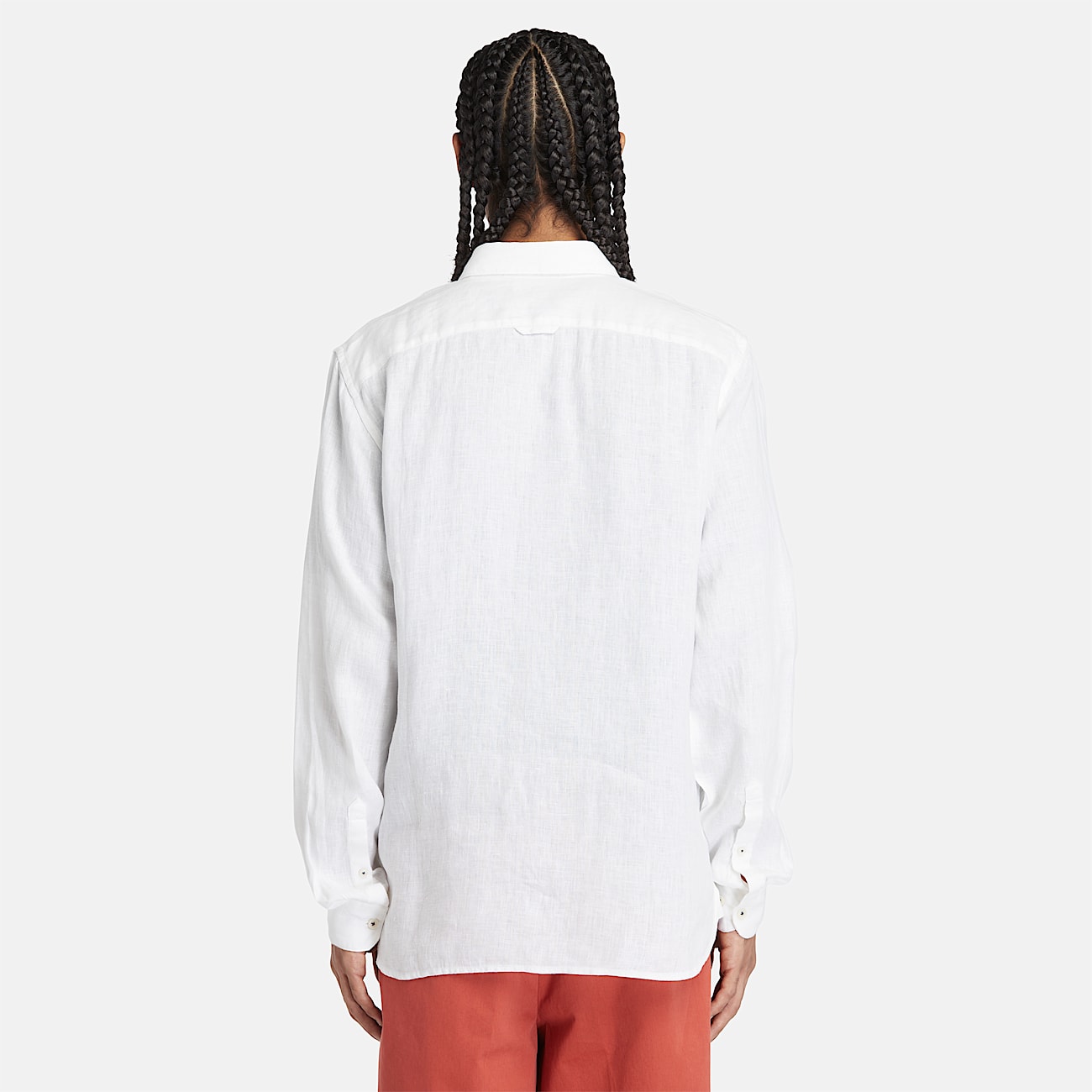 Mill Brook Linen Shirt for Men in White