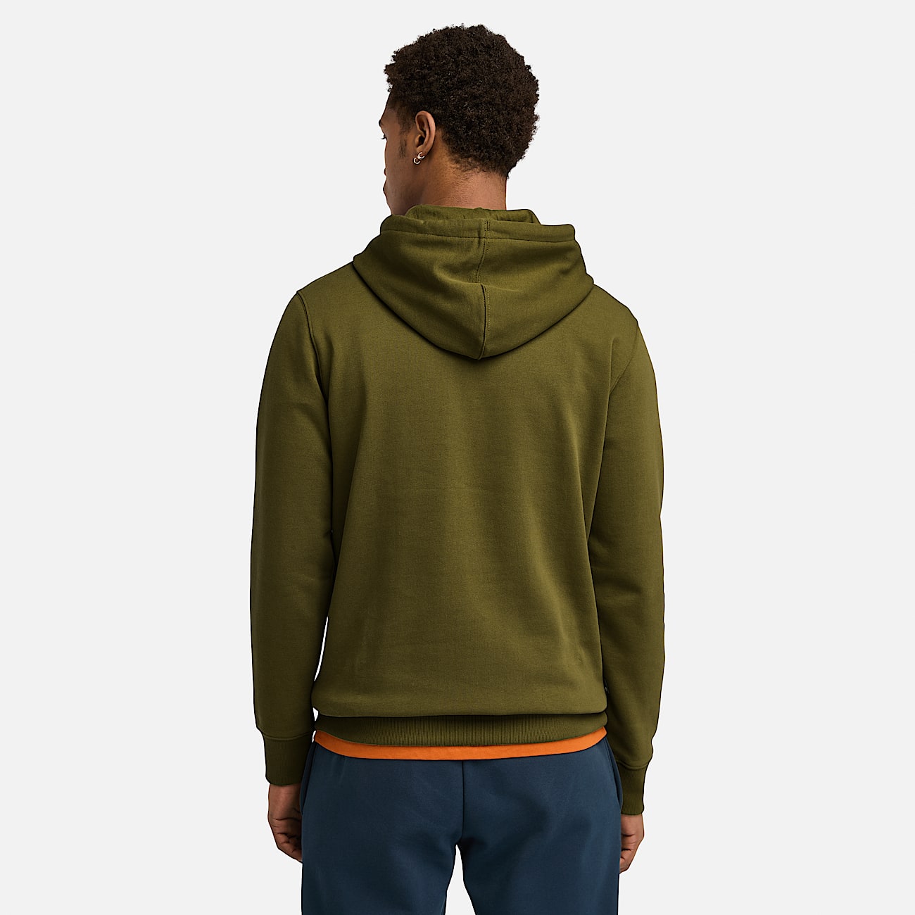 Kennebec River Tree Logo Hoodie for Men in Green