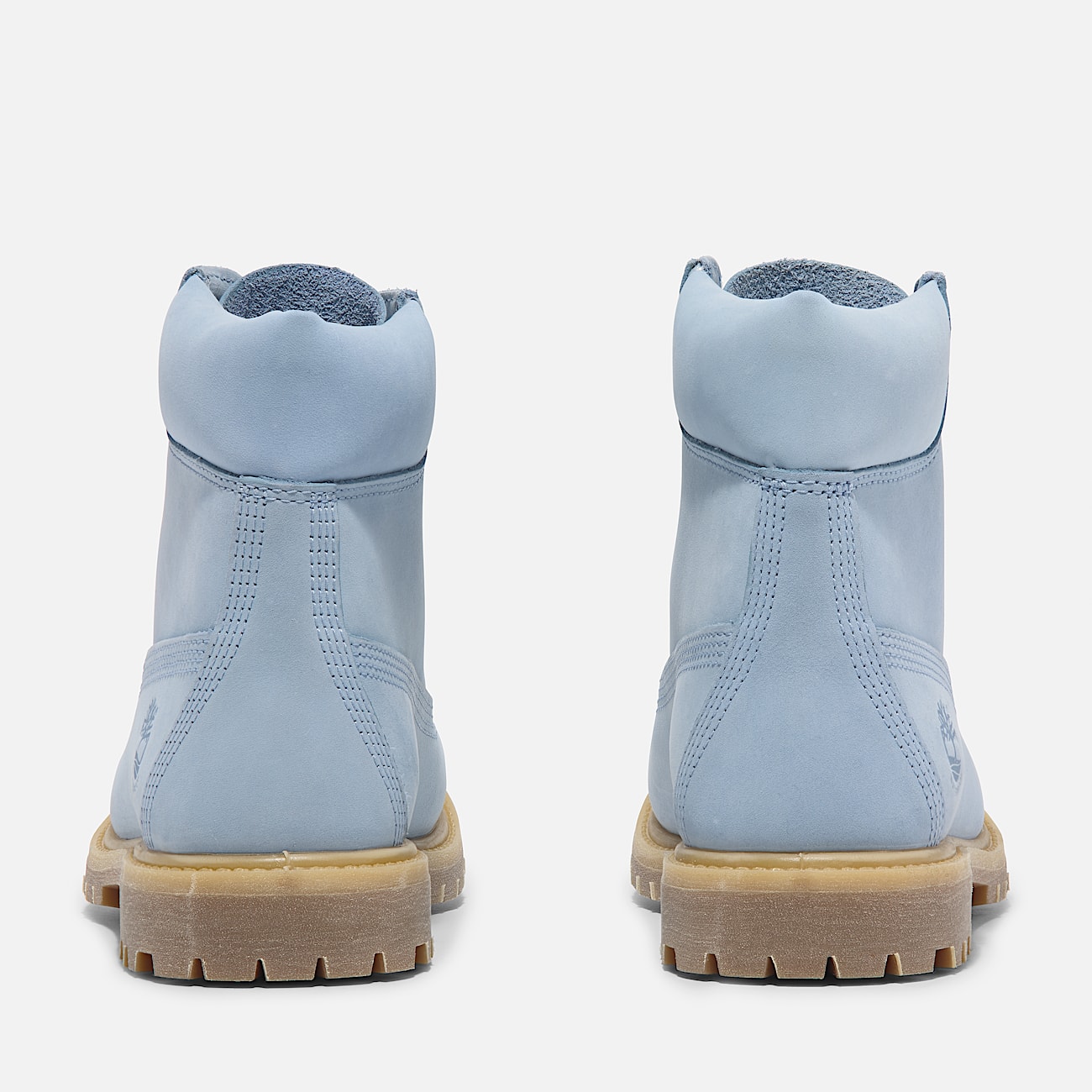 Timberland Premium 6 Inch Lace Up Waterproof Boot for Women in Light Blue