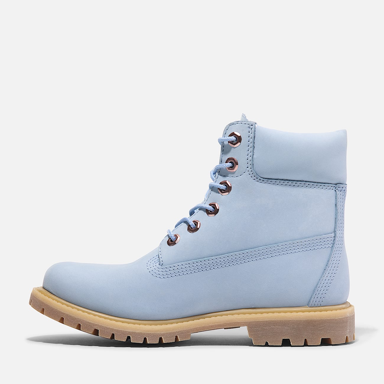 6 inch Boot impermeable a lacets Timberland Premium pour femme en bleu clair